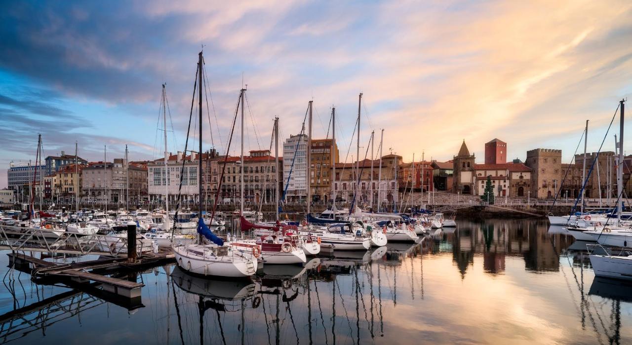 Las Terrazas De Gueeli 6 Pax Wifi - Garaje - Vistas - Vut-3391-As Gijón Esterno foto