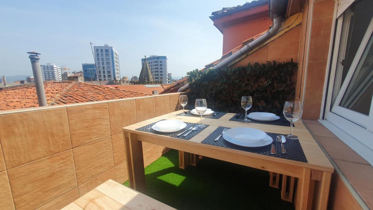 Las Terrazas De Gueeli 6 Pax Wifi - Garaje - Vistas - Vut-3391-As Gijón Esterno foto